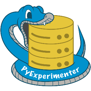 A drawing of a python labelled Pyexperimenter curled around a data cylinder and biting it. | © KIML A drawing of a python labelled Pyexperimenter curled around a data cylinder and biting it.