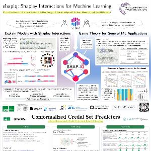 Two complex posters describing a research work