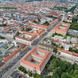 Aerial view of Munich