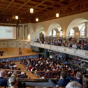 Absolventenfeier Blick in die Aula