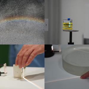 Versuche zum Thema Dispersion und Regenbogen