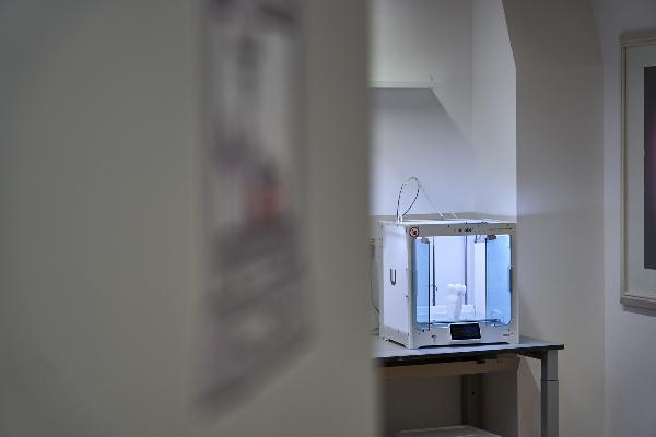 Eingang zum 3D Drucker Raum