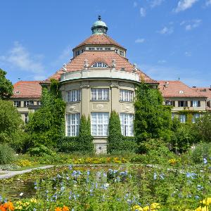 North view of the Botanical Institute in spring