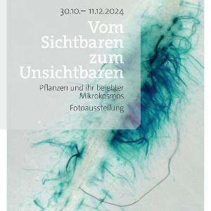 Exhibition poster ´Vom Sichtbaren zum Unsichtbaren´