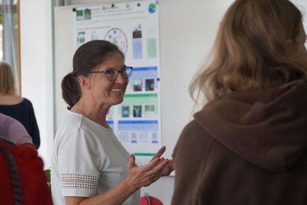 Dr. Dagmar Hann at the Martinsried LMU Biocampus Open House