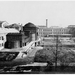 Alter Botanischer Garten an der Karlstrasse (um1880)