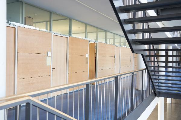 Biozentrum from the inside, hallway and staircase