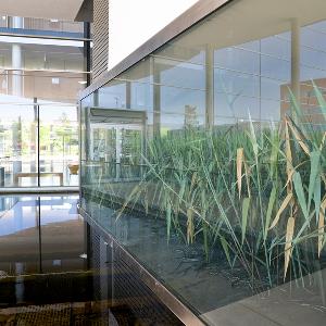 Eingang Biozentrum | © Carolin Bleese Eingang Biozentrum