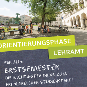 Flyer für Orientierungsphase Lehramt