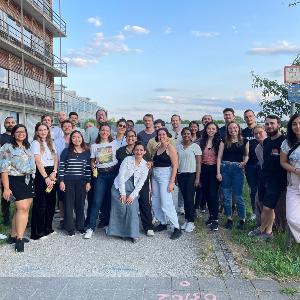 Group photo of doctoral candidates at the Graduate School Life Science Munich
