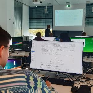 DeepDyn Workshop participants at work