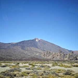 View of the Teide and the Roques de García