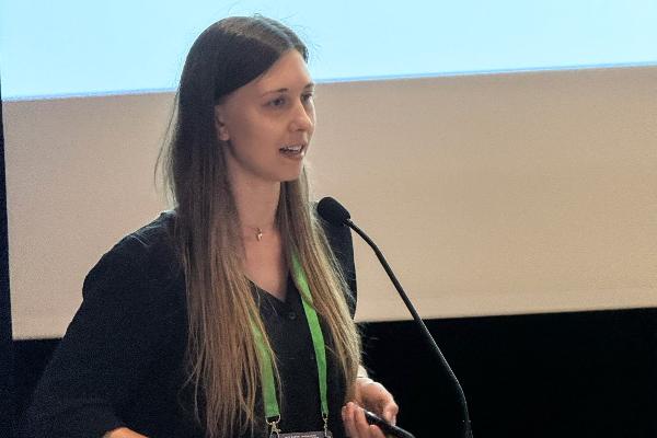 Stefanie Steinhauser während ihres Vortrags