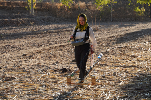 Magnetometer Prospecting at Yeha (Ethiopia)