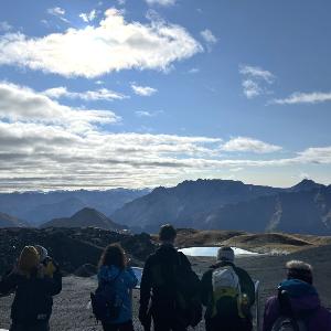 Alpenpanorama, Geländeübung Unterengadiner Fenster