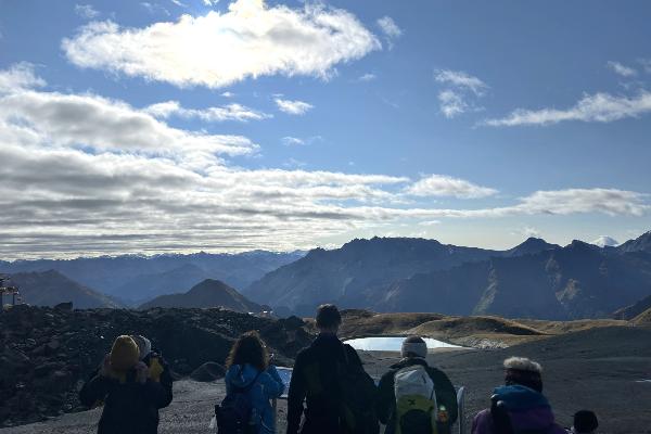 Alpenpanorama, Geländeübung Unterengadiner Fenster