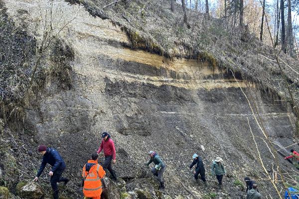 Arbeit im Gelände, Quartärgeologische Geländeübung