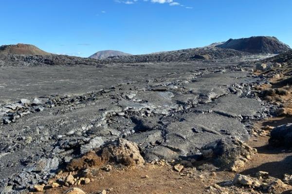 Jüngster Lavastrom am Vulkan Fagradalsfjall, Island