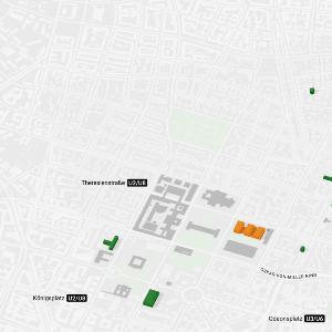 Map of the western Geschwister-Scholl campus