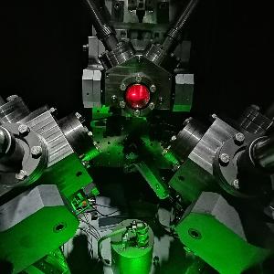 Seismometer and ring laser of the ROMY facility in Fürstenfeldbruck