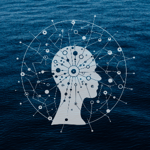Wasser mit Netzwerkgrafik