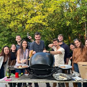 CeNS associates at a social event (barbecue)