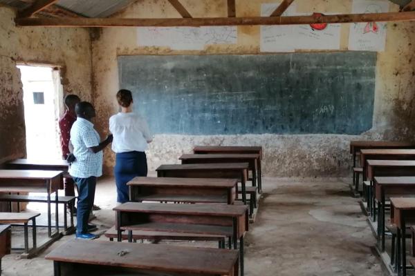 Klassenzimmer der Chitare Primary School, Mara
