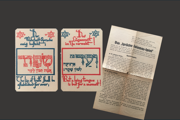 Kunstgewerbestube Freudenthal: Salomons Sprüche. Breslau 1932 (UB LMU Munich, 0001/Cohen 43)
