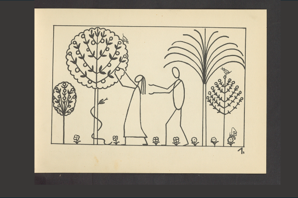 Geismar, Otto: Bilder-Bibel: für Kinder gezeichnet. Berlin: R. Mass, 1928 (UB LMU Munich, 0001/Cohen 11)