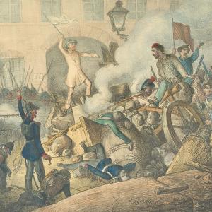 W 2 Hist. 2555#11_1 / Motiv des Plakats der Ausstellung Freiheit! Die Sammlung Schauss zur Revolution von 1848/49 (W 2 Hist. 2555#11_1)