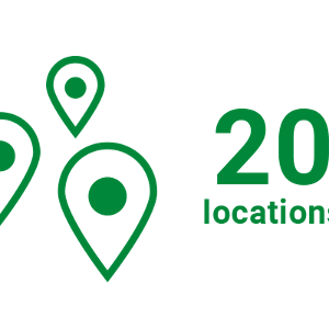 20 locations