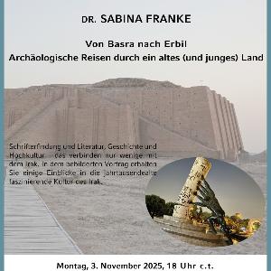 Plakat Vortrag Franke