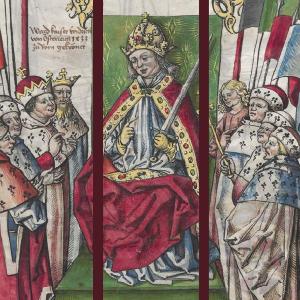 München, BSB, Cgm 145 (Konrad Grünenberg, Das Wappenbuch Conrads von Grünenberg, Ritters und Bürgers zu Constanz), pag. 6b.