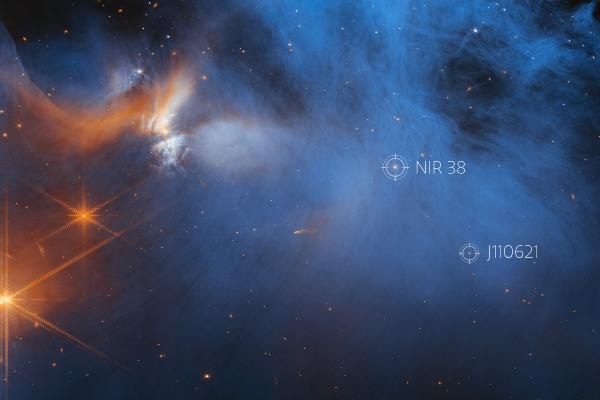 Webb’s View of the Molecular Cloud Chameleon I (Annotated)