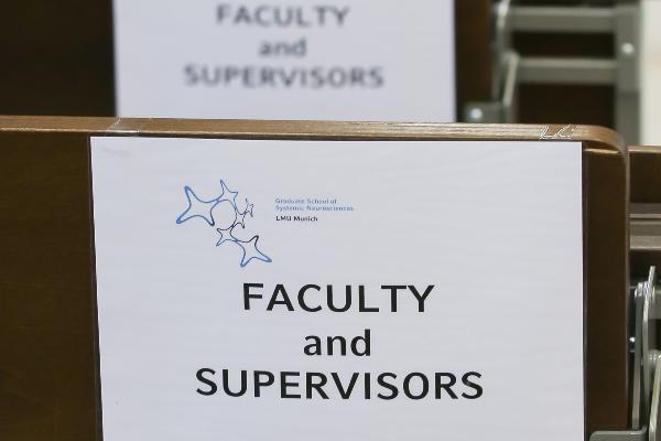 Seats reserved for faculty members and supervisors during the GSN graduation ceremony
