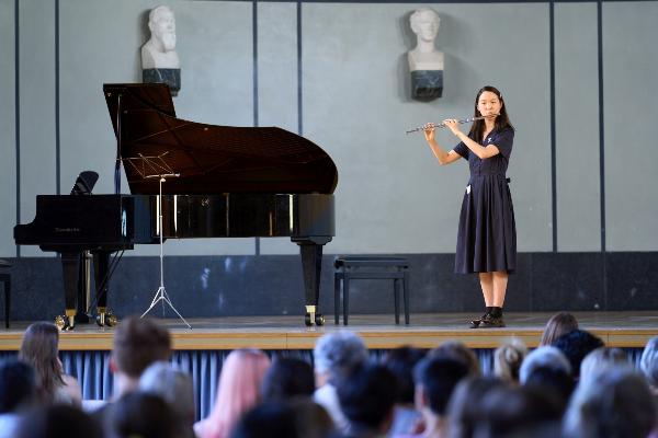 Flute performance by GSN student Lichuan Jiang