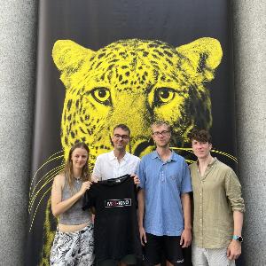 Teilnehmende des Austauschs beim BaseCamp 2024.
