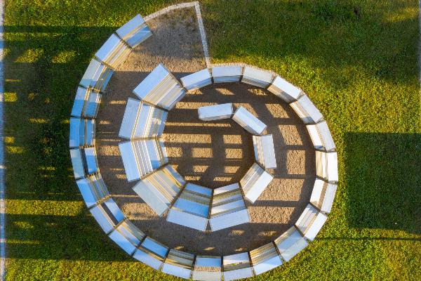 Object on the Campus Martinsried from above
