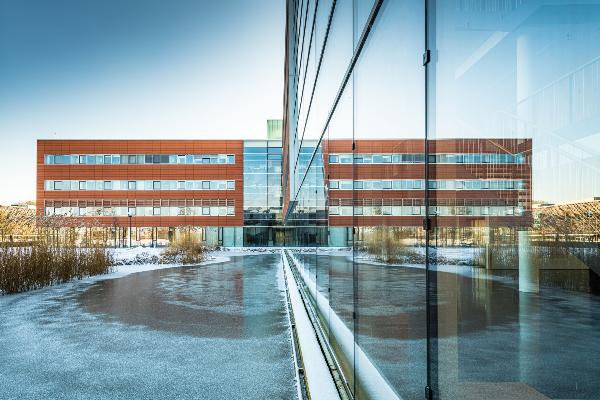 Der Campus Martinsried in Großhadern im Winter | © LMU Der Campus Martinsried in Großhadern im Winter
