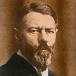 Porträt von Max Weber als Professor in Heidelberg (1918)