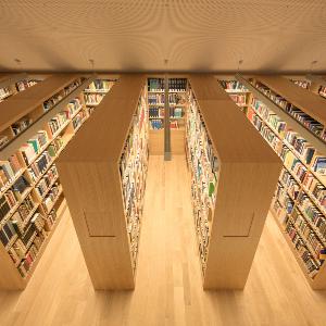 Blick auf hölzerne Bücherregale in der Bibliothek des Philologikums | © LMU Blick auf hölzerne Bücherregale in der Bibliothek des Philologikums
