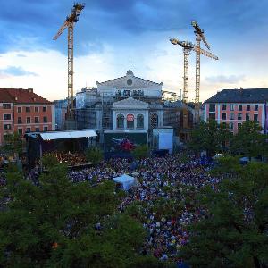 Der Gärtnerplatz bei einem OpenAir.