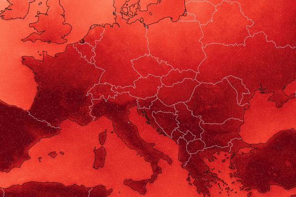 heatmap of Europe | © LMU heatmap of Europe