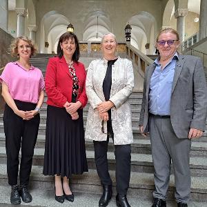 Delegationsteilnehmende der Universität Stellenbosch und der LMU