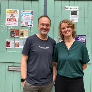 Juliane Gierach und Prof. Dr. Tobias Kretschmer in New York