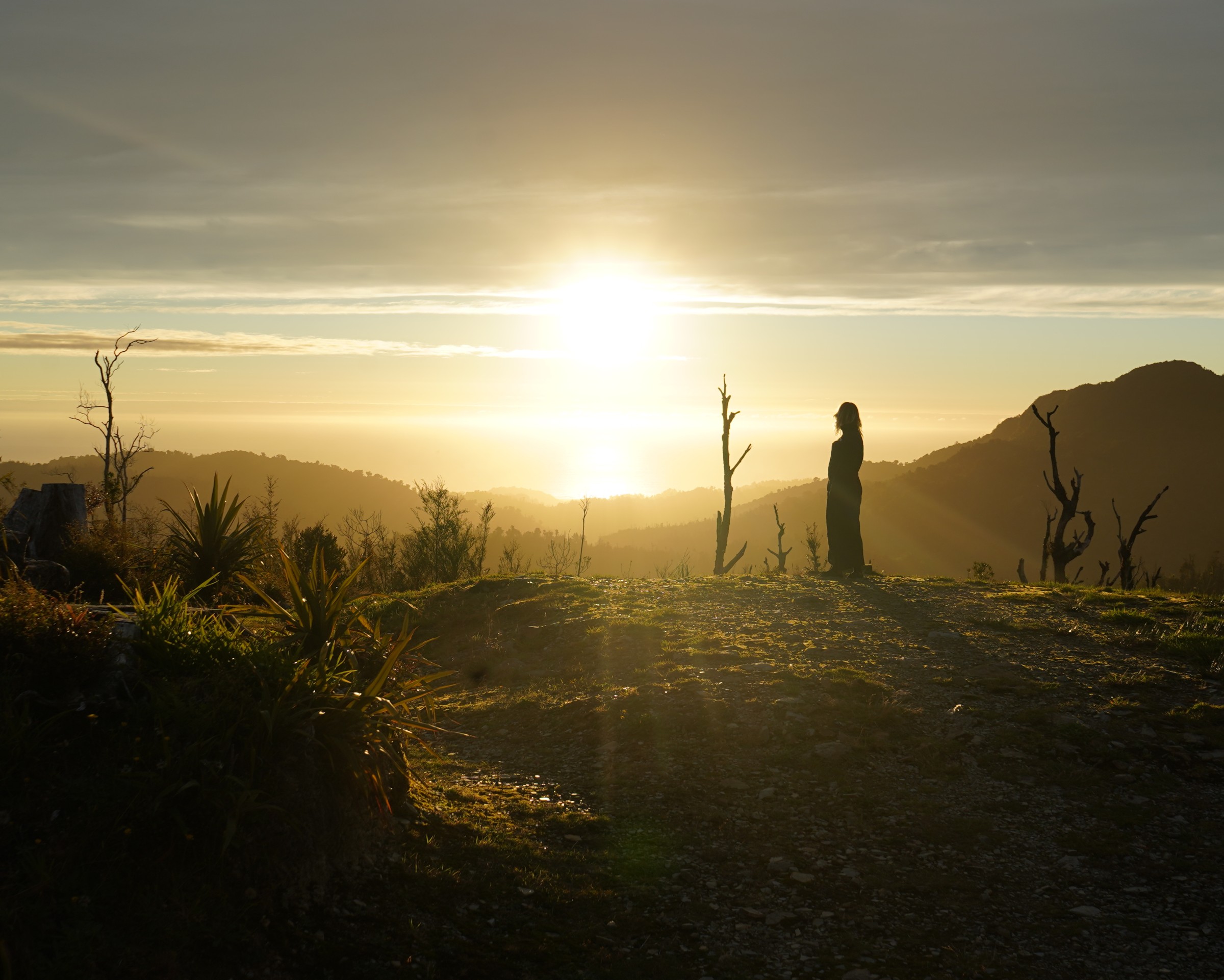 Sonnenuntergang in Aotearoa Neuseeland
