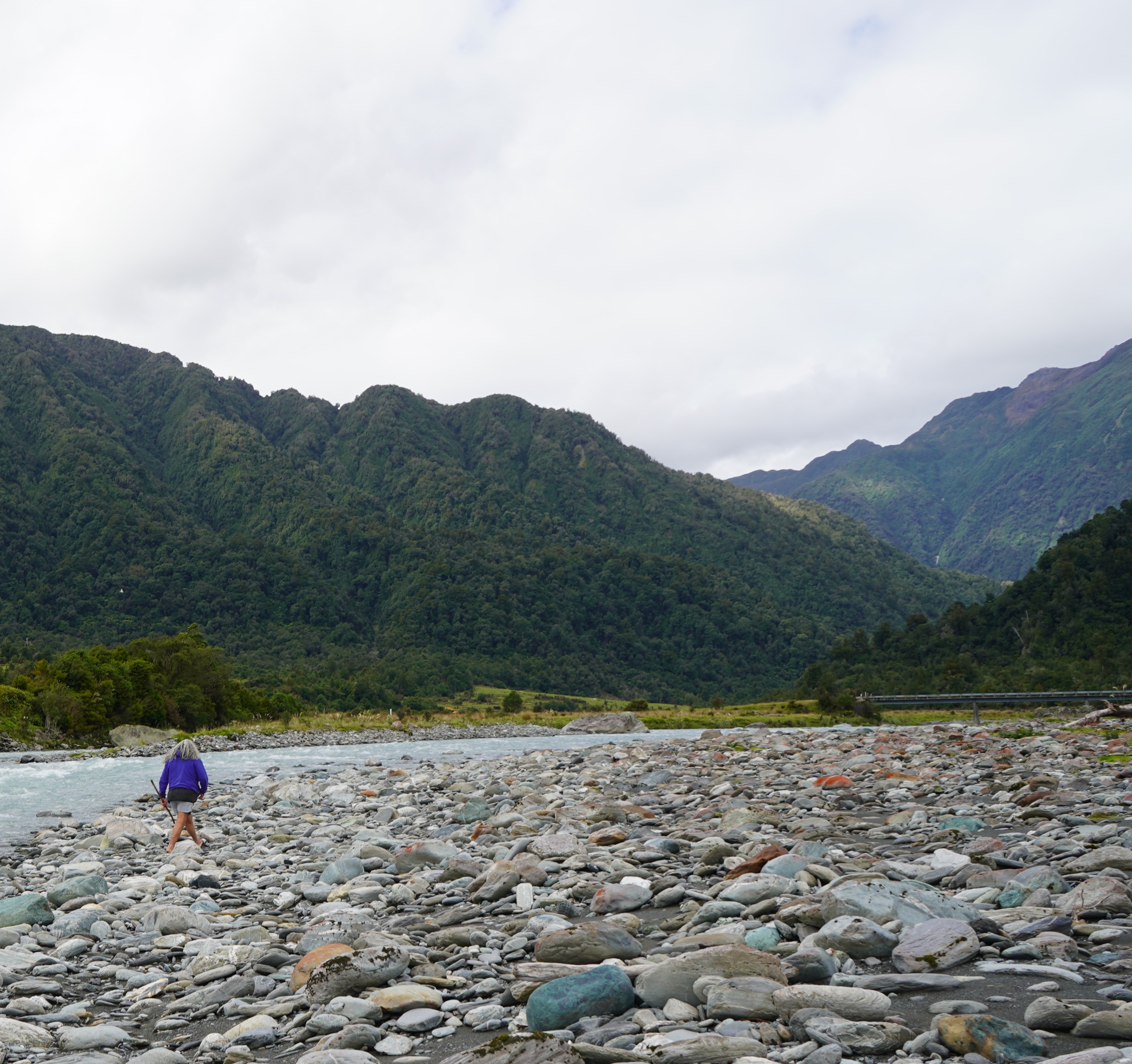 Auf Pounamu-Suche am Arahura-Fluss