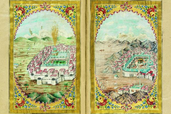 Zwei heilige Zentren des Islam: Medina und Mekka