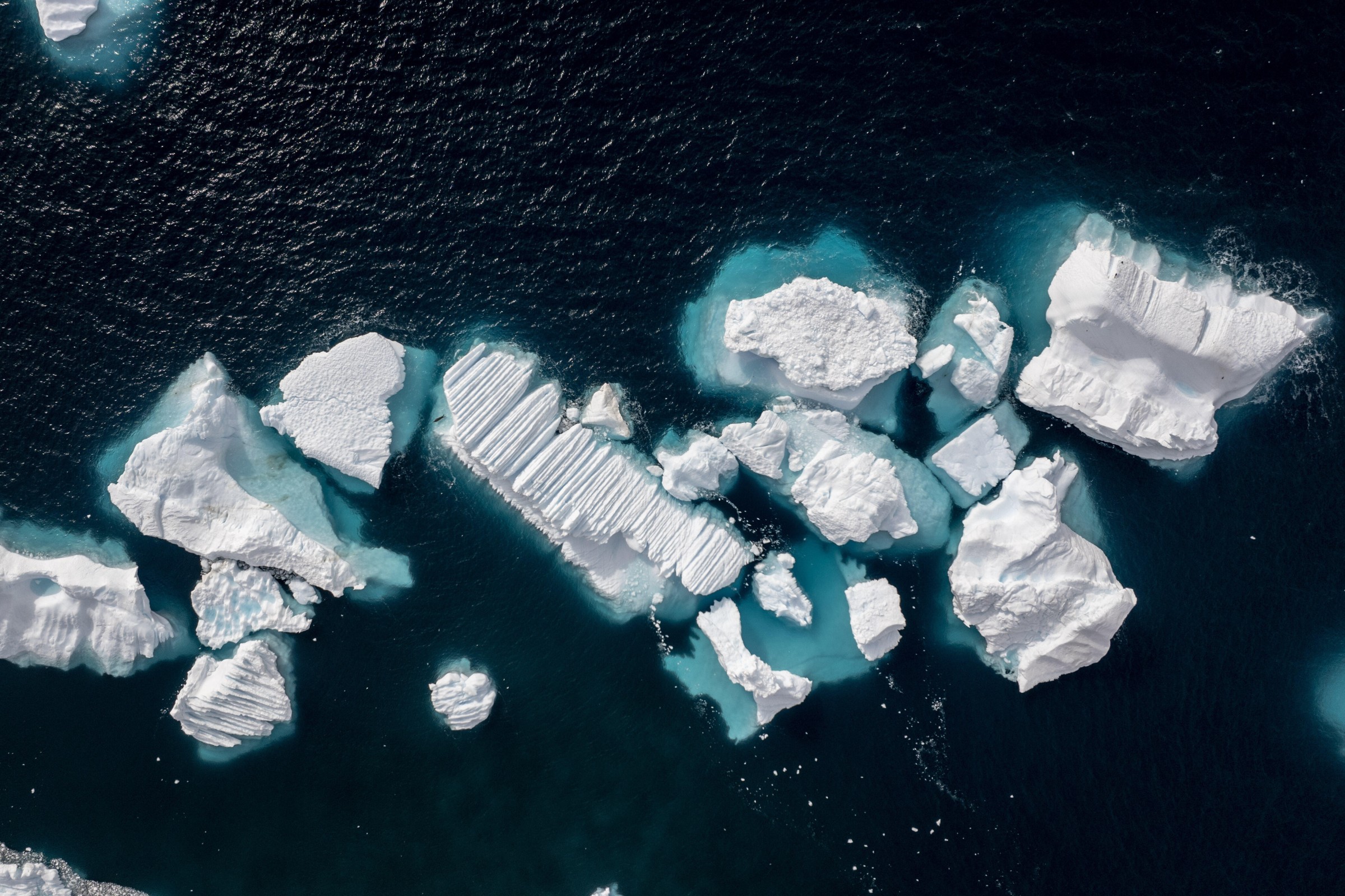 A view of the glacier as the 9th National Antarctic Science Expedition continues under the auspices of the Presidency, the Ministry of Industry and Technology and under the coordination of TUBITAK MAM Polar Research Institute in Antarctica on March 06, 2025.