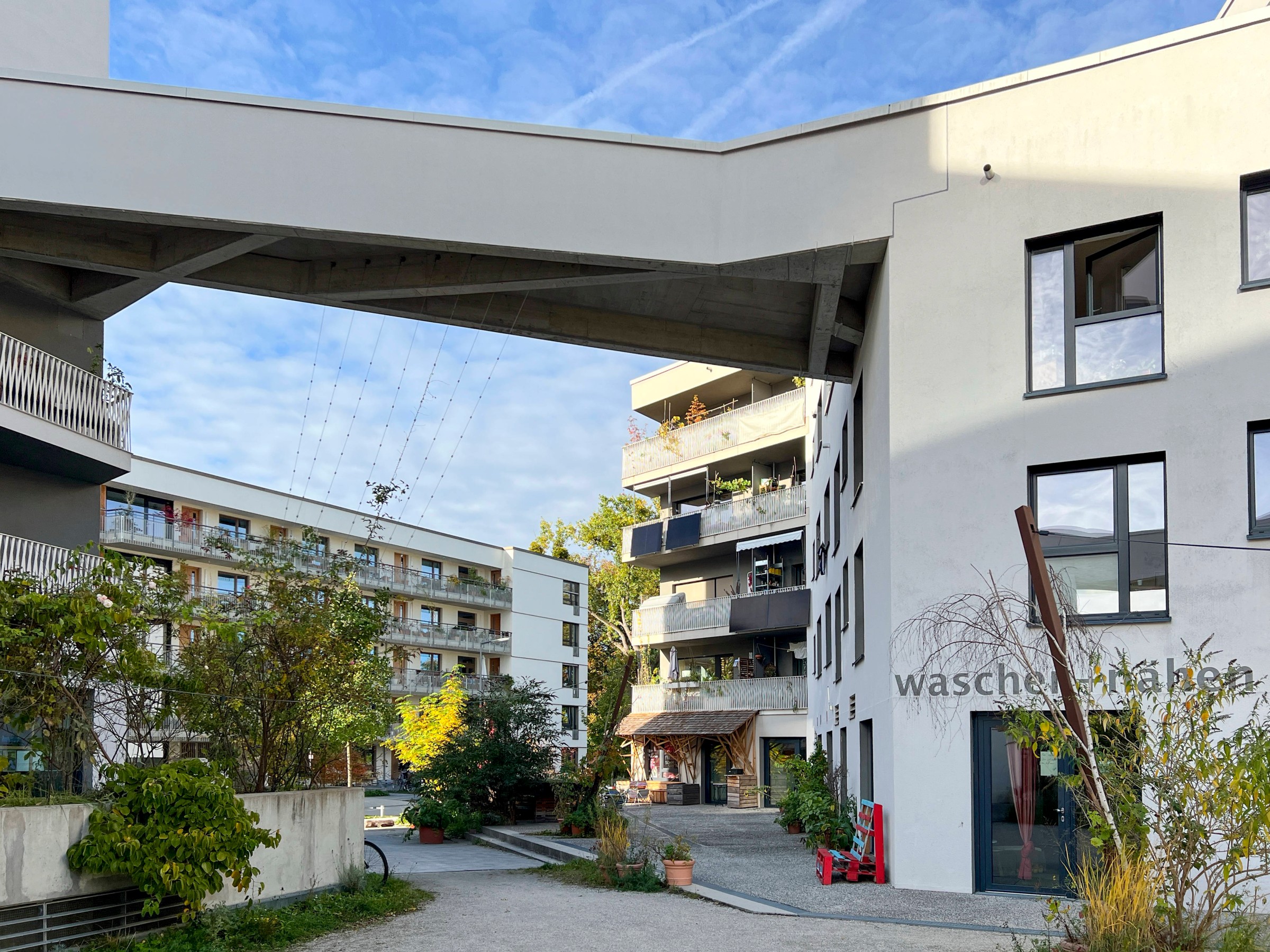 Neubaugebiet Schwabing-Nord Neubaugebiet Schwabing-Nord in München: Wohnanlage der Genossenschaft Wagnis e.G.